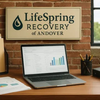 Original JustKansas illustration for LifeSpring Recovery of Andover