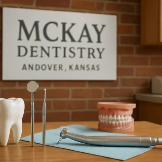 Original JustKansas illustration for McKay Dentistry