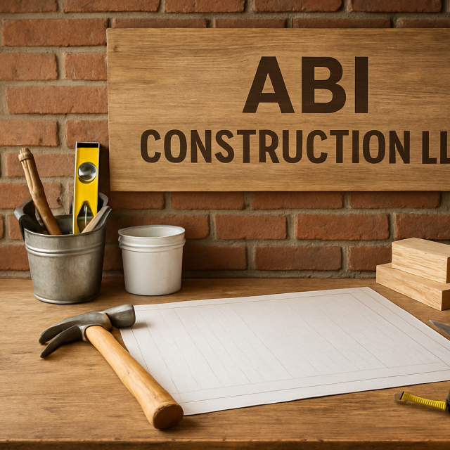 Original JustKansas illustration for Abi Construction LLC