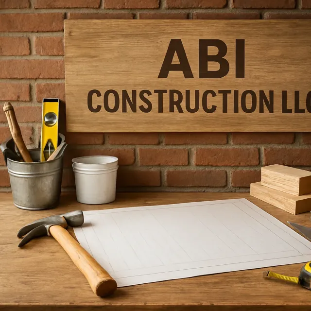 Original JustKansas illustration for Abi Construction LLC