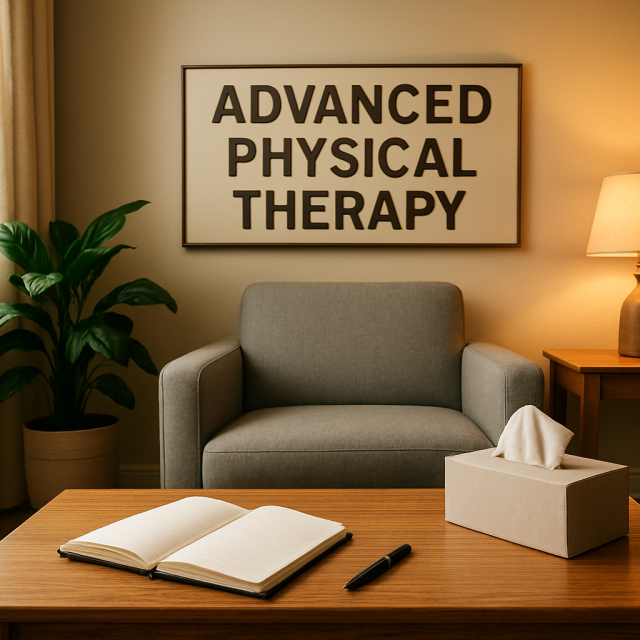 Original JustKansas illustration for Advanced Physical Therapy