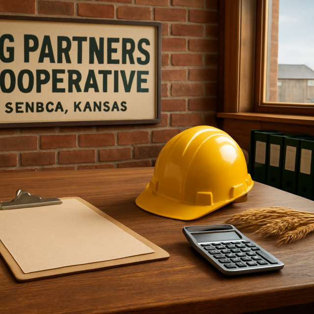 Original JustKansas illustration for Ag Partners Cooperative