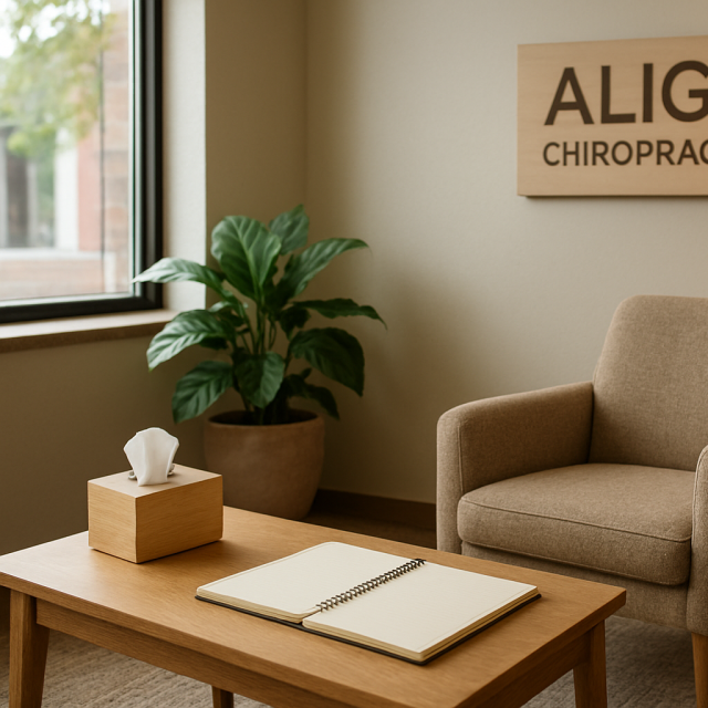 Original JustKansas illustration for Align Chiropractic