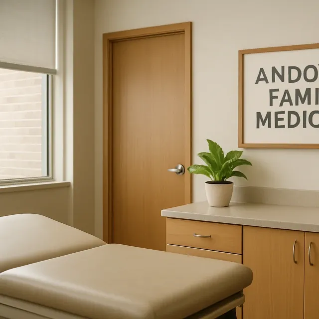 Original JustKansas illustration for Andover Family Medicine