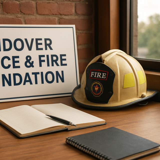Original JustKansas illustration for Andover Police & Fire Foundation