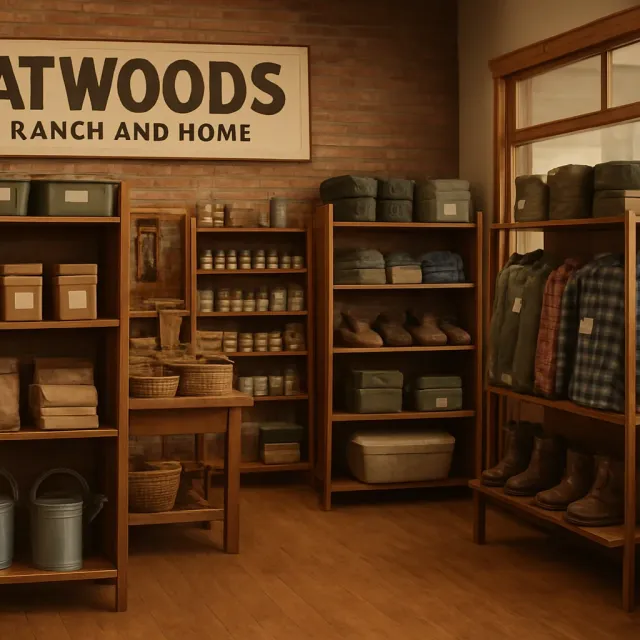 Original JustKansas illustration for Atwoods Ranch and Home