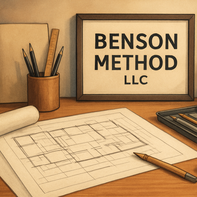 Original JustKansas illustration for Benson Method LLC
