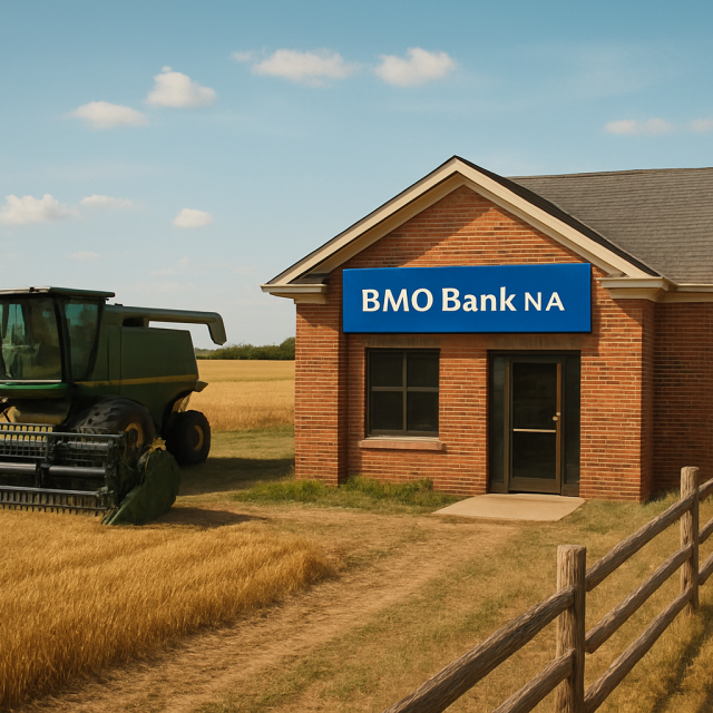 Original JustKansas illustration for BMO Bank NA