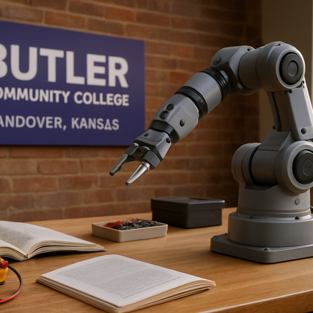 Original JustKansas illustration for Butler Community College