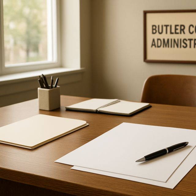 Original JustKansas illustration for Butler County Administration
