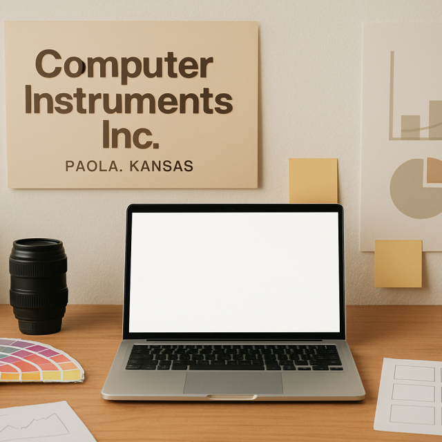 Original JustKansas illustration for Computer Instruments Inc.