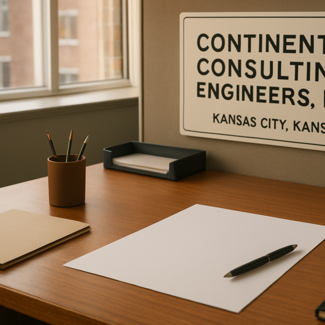 Original JustKansas illustration for Continental Consulting Engineers, Inc.