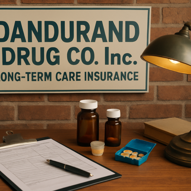 Original JustKansas illustration for Dandurand Drug Co. Inc