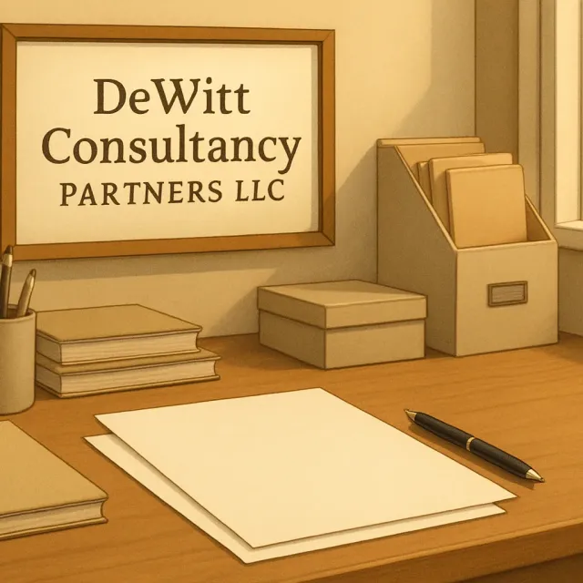 Original JustKansas illustration for DeWitt Consultancy Partners LLC