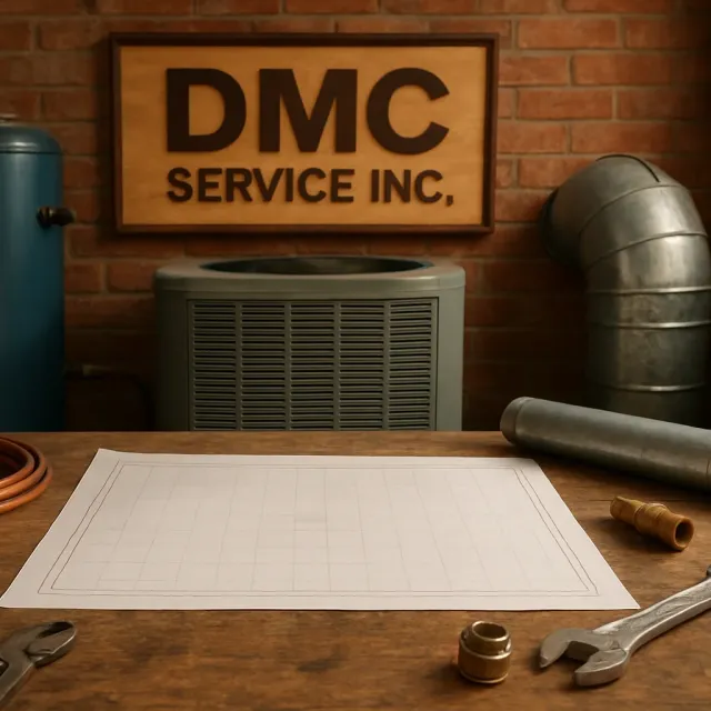 Original JustKansas illustration for DMC Service Inc.