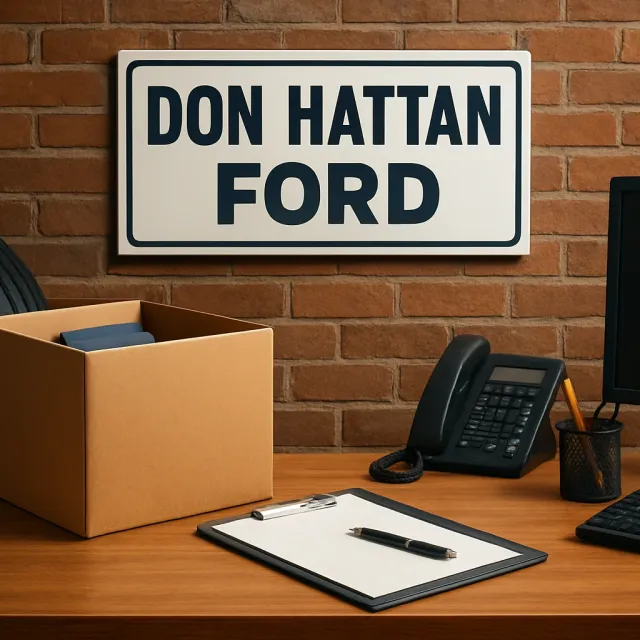Original JustKansas illustration for Don Hattan Ford