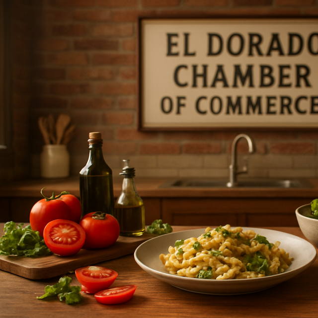 Original JustKansas illustration for El Dorado Chamber of Commerce