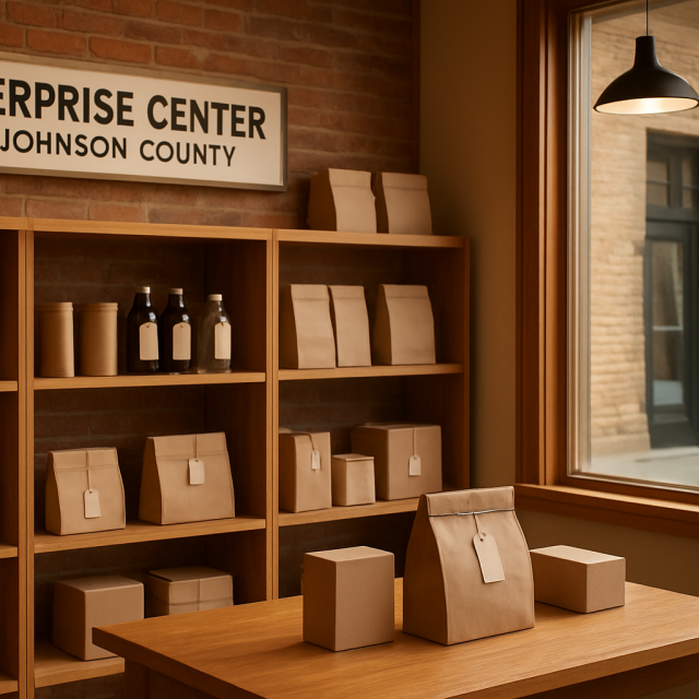 Original JustKansas illustration for Enterprise Center of Johnson County