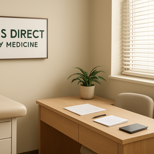Original JustKansas illustration for Focus Direct Family Medicine