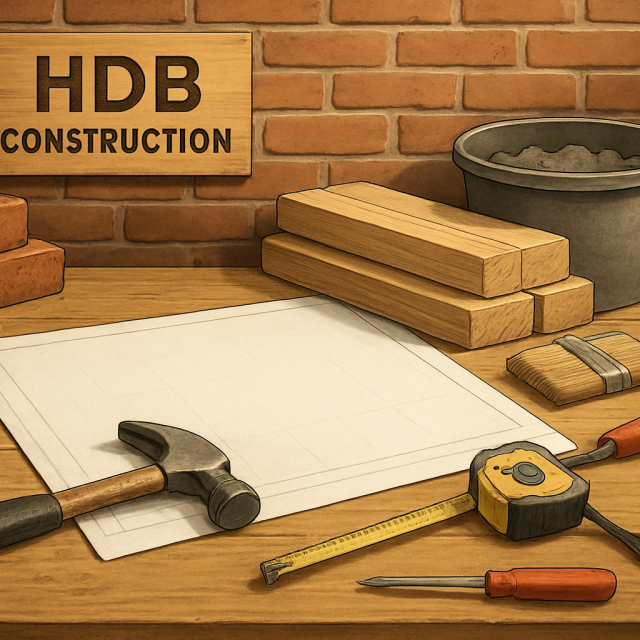 Original JustKansas illustration for HDB Construction Inc.
