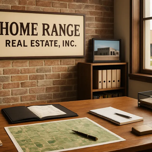 Original JustKansas illustration for Home Range Real Estate, Inc.