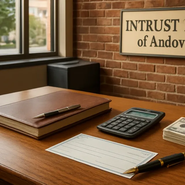 Original JustKansas illustration for INTRUST Bank of Andover