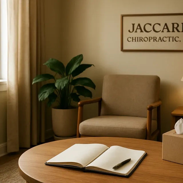 Original JustKansas illustration for Jaccard Chiropractic, P. A.