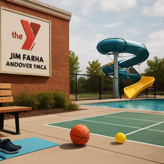 Original JustKansas illustration for Jim Farha Andover YMCA
