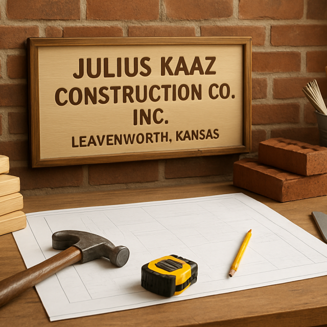 Original JustKansas illustration for Julius Kaaz Construction Co Inc