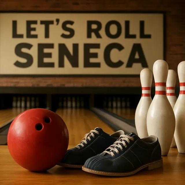 Original JustKansas illustration for Let's Roll Seneca