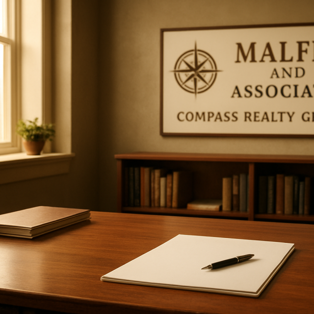 Original JustKansas illustration for Malfer and Associates, Compass Realty Group