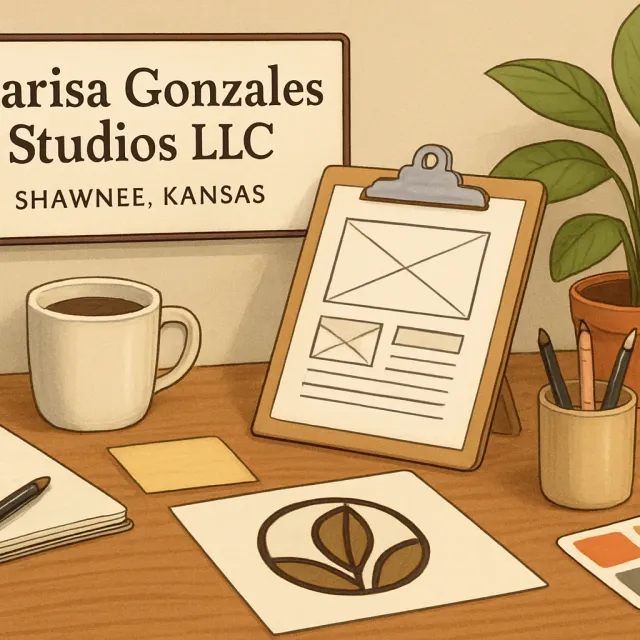 Original JustKansas illustration for Marisa Gonzales Studios LLC