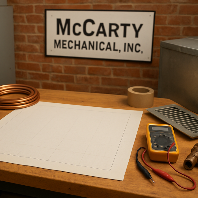 Original JustKansas illustration for McCarty Mechanical, Inc.