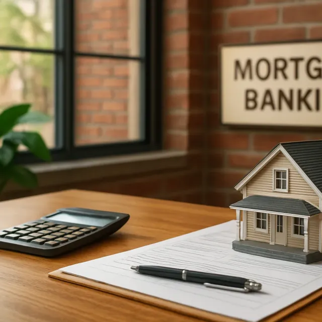 Original JustKansas illustration for Mortgage Banking