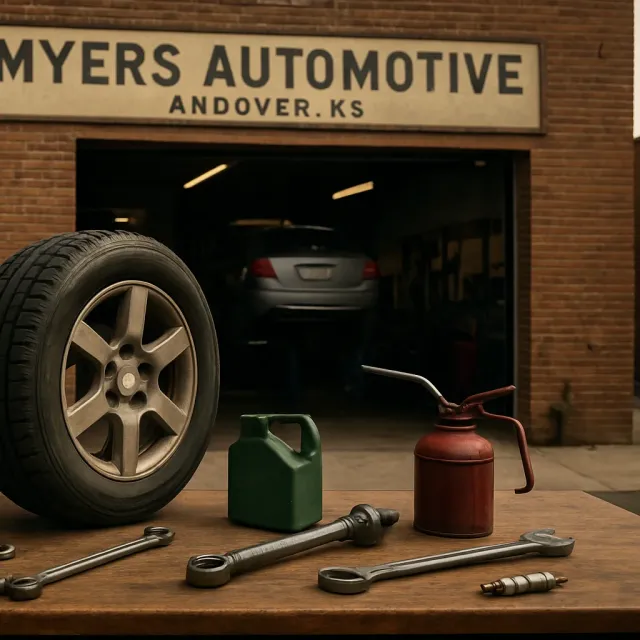 Original JustKansas illustration for Myers Automotive
