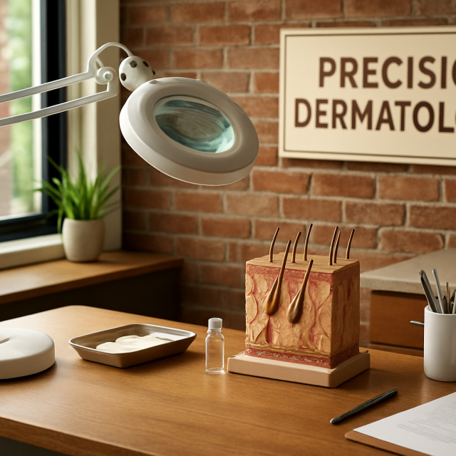Original JustKansas illustration for Precision Dermatology and Skin Cancer Center