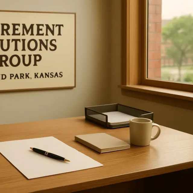 Original JustKansas illustration for Retirement Solutions Group
