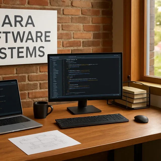 Original JustKansas illustration for Sara Software Systems