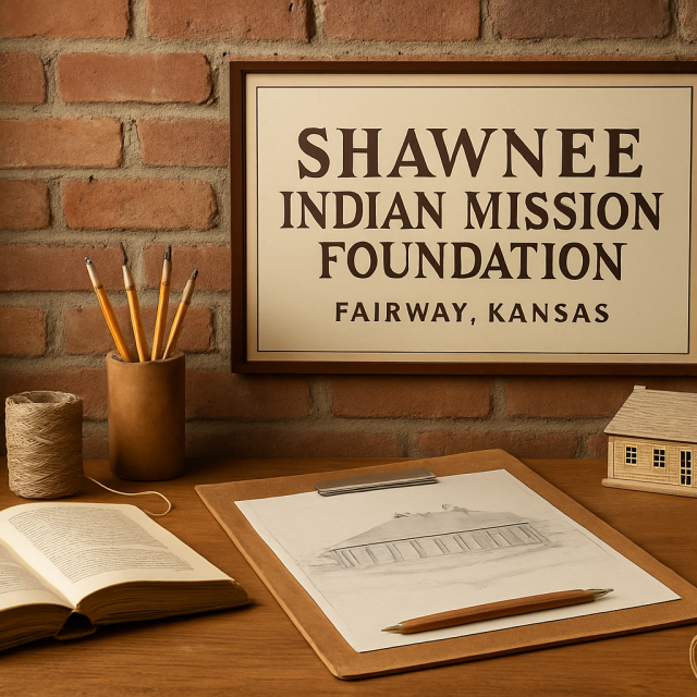 Original JustKansas illustration for Shawnee Indian Mission Foundation