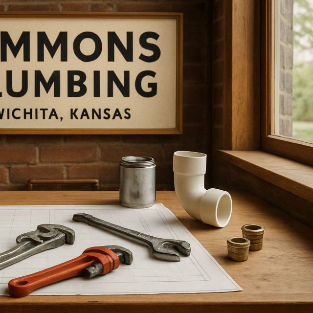 Original JustKansas illustration for Simmons Plumbing