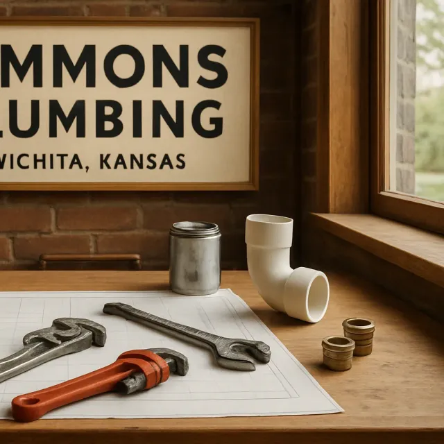 Original JustKansas illustration for Simmons Plumbing