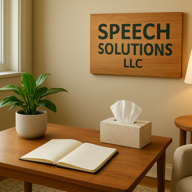 Original JustKansas illustration for Speech Solutions LLC