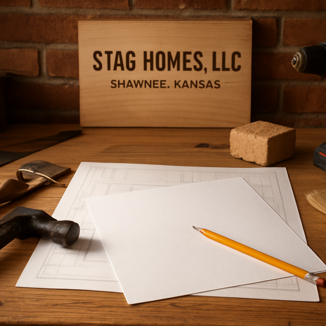 Original JustKansas illustration for Stag Homes, LLC