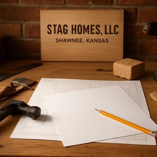 Original JustKansas illustration for Stag Homes, LLC