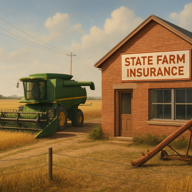 Original JustKansas illustration for State Farm Insurance - Julie Stoll