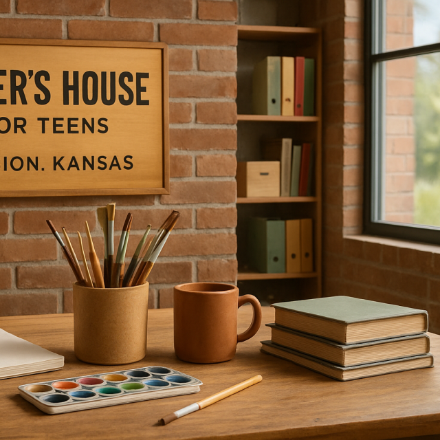 Original JustKansas illustration for Tylers House for Teens
