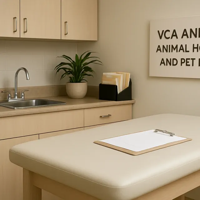 Original JustKansas illustration for VCA Andover Animal Hospital and Pet Resort