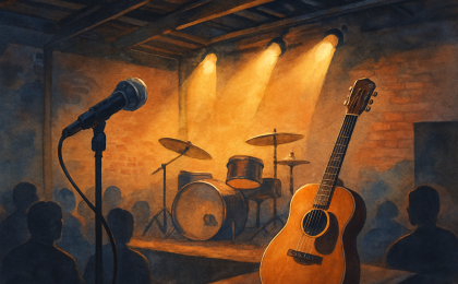 Original JustKansas illustration for Marc Baker at the Wichita Union Stockyards!