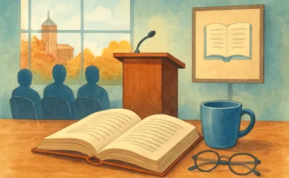 Original JustKansas illustration for iRead Program & Lecture