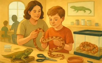 Original JustKansas illustration for Scale Seekers Herp Club
